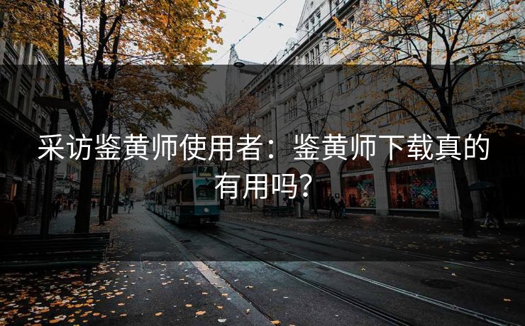 采访鉴黄师使用者：鉴黄师下载真的有用吗？